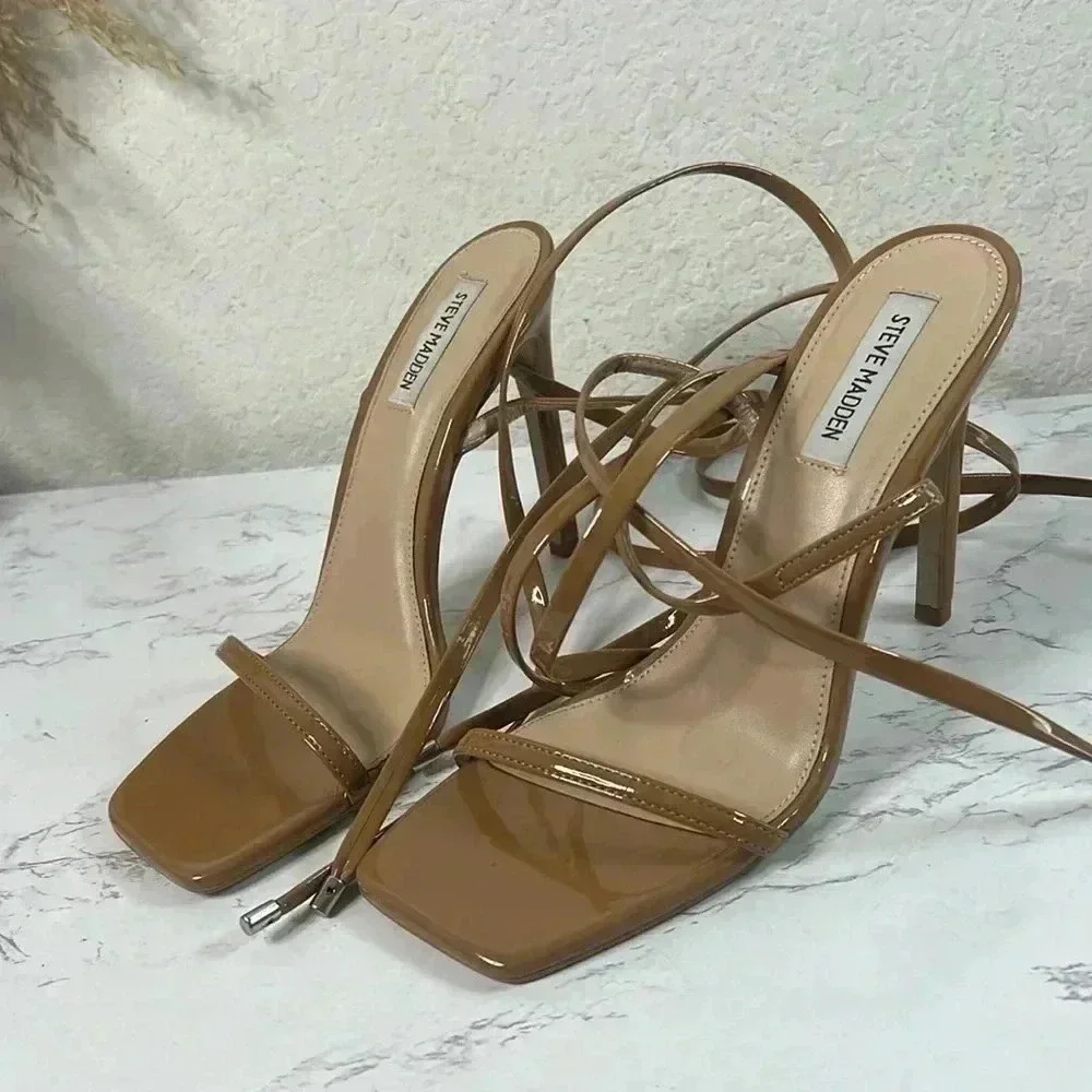 STEVE MADDEN "UPLIFT" HEELS SIZE 9.5 M - Picture 4 of 11